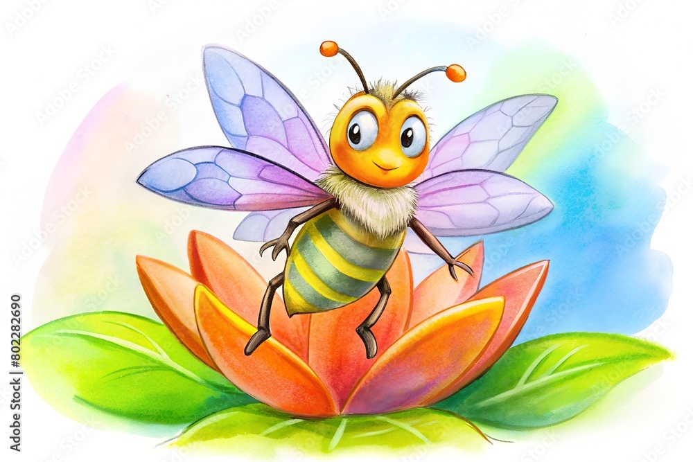 bee stands on petal of flower bee stands on petal of flower