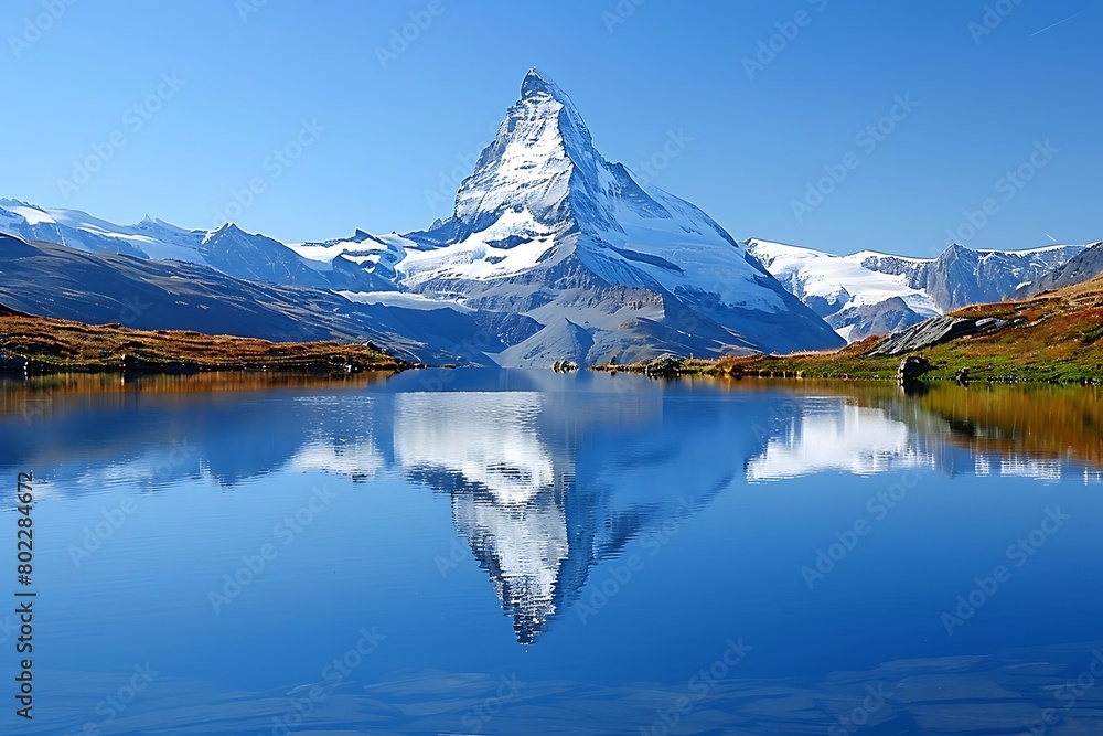 The_Matterhorn_reflected in the Sea