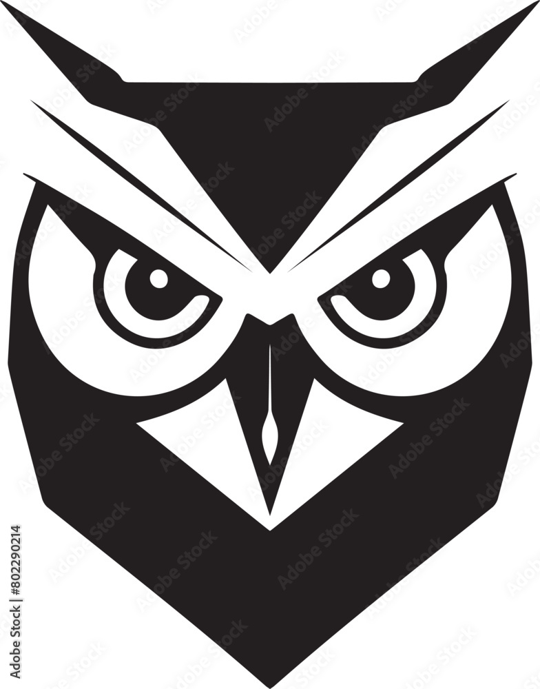 Minimalist Owl Logo Vector Design for Simple and Elegant Branding Minimalist Owl Logo Vector Design for Simple and Elegant Branding