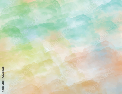 Colorfull Splash: Abstract Watercolor Vector Background