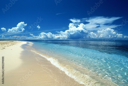 Beautiful beach at Seychelles, Praslin island