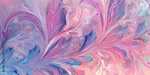 A colorful background with feather and soft gradients.