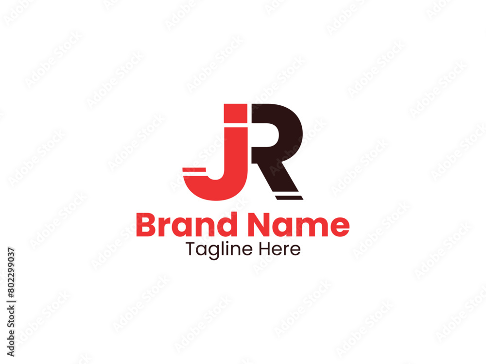 Creative Letter JR monogram logo design RJ vector logo designs, JR logo. Initial letter JR monogram logo. Creative Letter JR monogram logo design RJ vector logo designs, JR logo. Initial letter JR monogram logo.