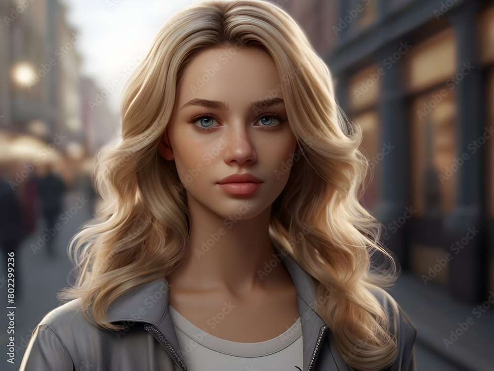 portrait of a beautiful blonde woman portrait of a beautiful blonde woman
