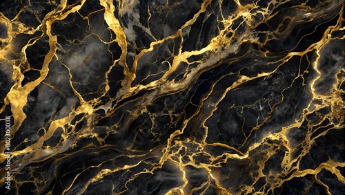 abstract black and gold marble texture