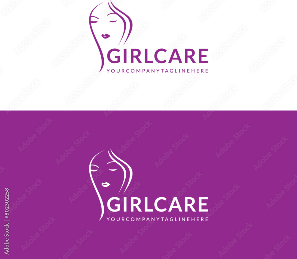 Beauty Care logo Creative and very modern minimalistic Beauty Care logo Creative and very modern minimalistic