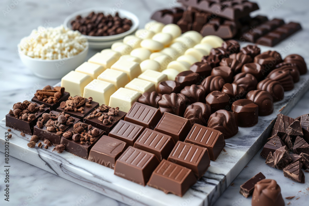 Fototapeta premium Symphony of Chocolate Delights