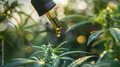 CBD Oil Extraction Process from Cannabis for Medicinal Marijuana Products. Concept CBD Oil Extraction, Medicinal Marijuana, Cannabis Processing, Cannabidiol Production