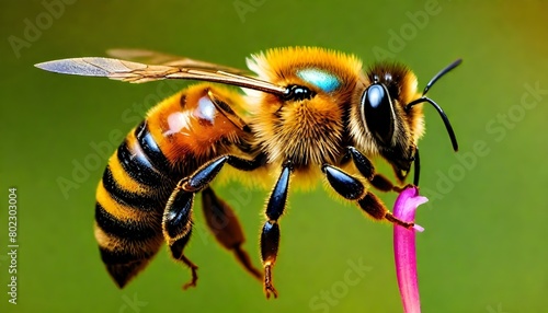 A coloful honey bee (142) photo