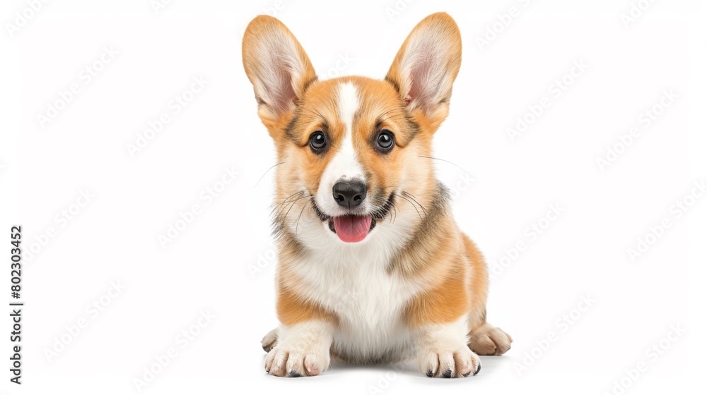 Adorable Corgi Puppy Portrait