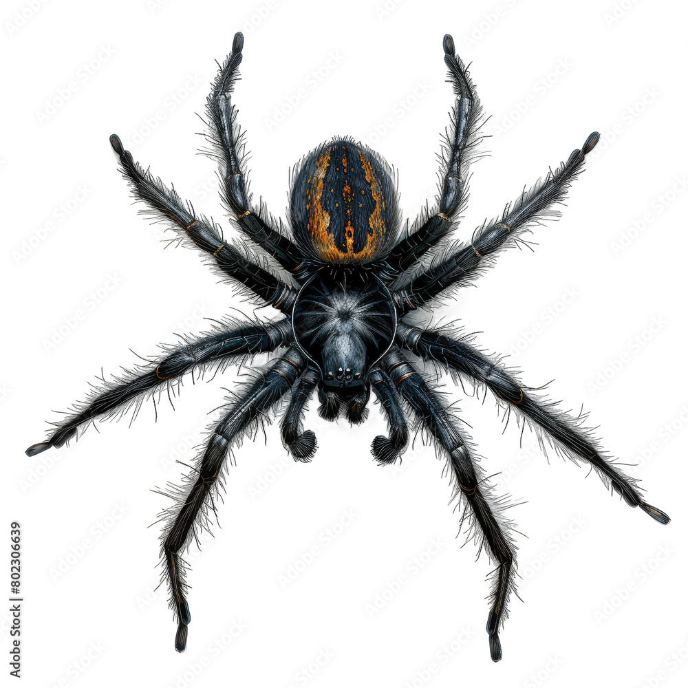 Obraz premium spider isolated on white