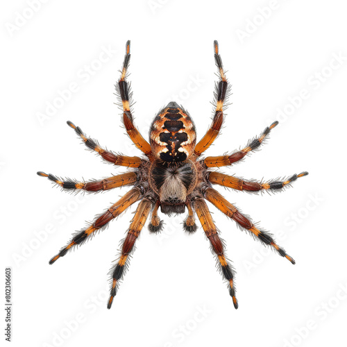 spider isolated on white