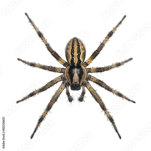 spider isolated on white
