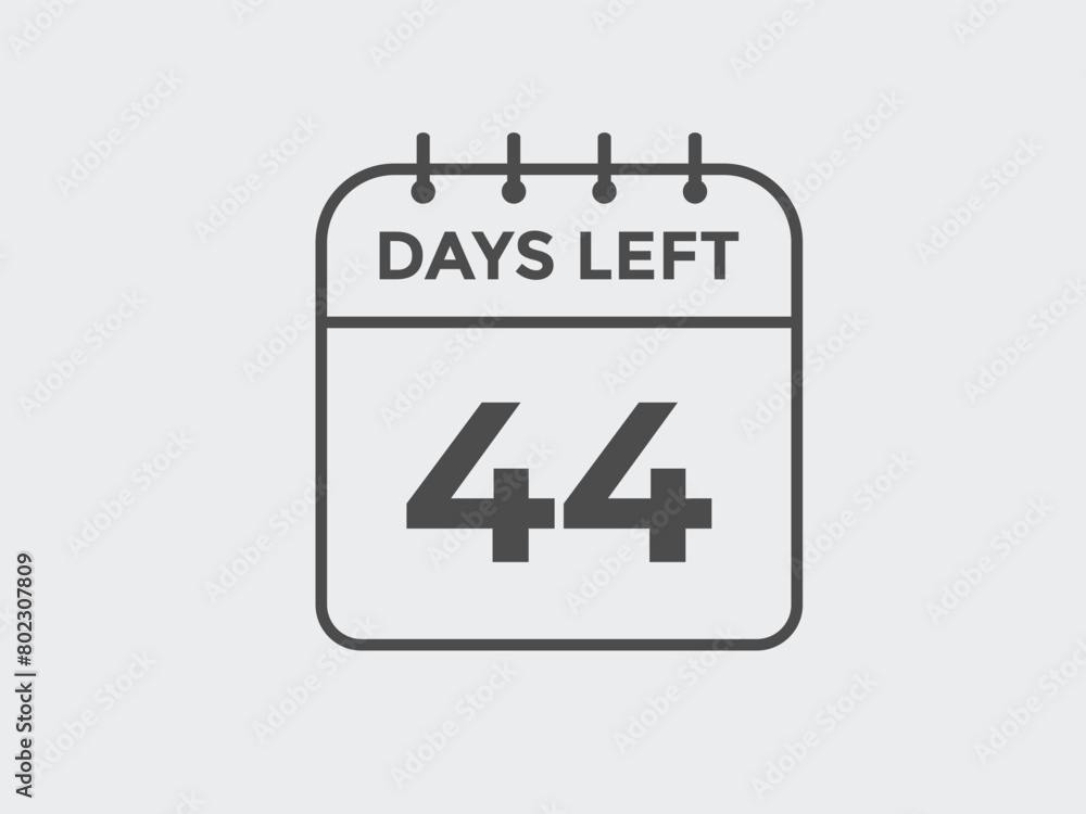 44 days to go countdown template. 44 day Countdown left days banner design. 44 Days left countdown timer
44 days to go countdown template. 44 day Countdown left days banner design. 44 Days left countdown timer