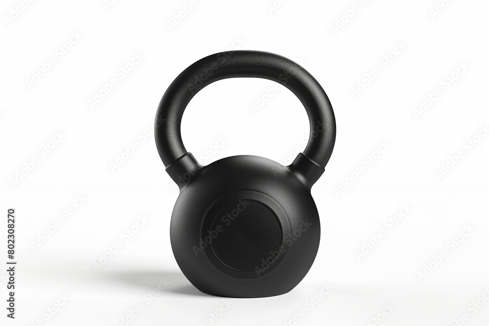 a large black kettlebell a large black kettlebell