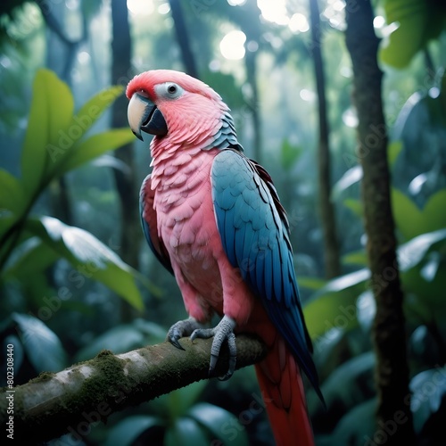 A vibrant parrot perched (19)