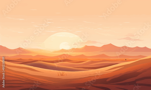 Sunrise vector simple 3d smooth cut and paste white isolated illustration