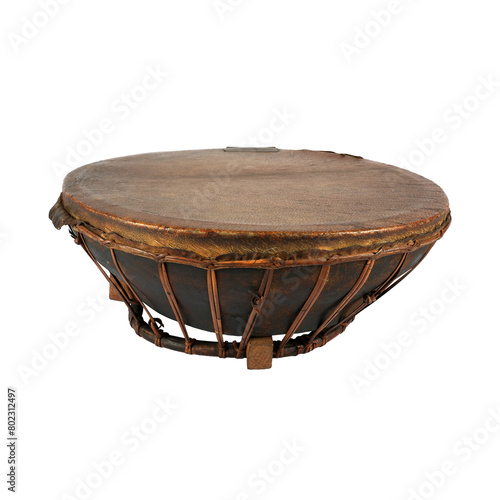 Terbang Lamut is a traditional Indonesian musical instrument made of cone shaped wood and covered with animal skin