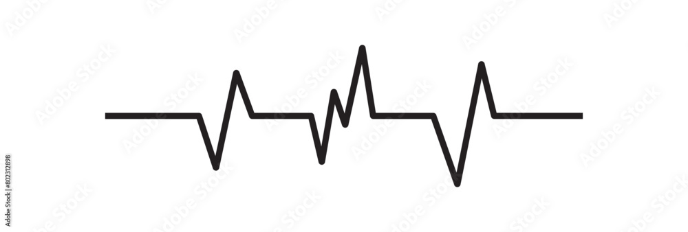 Heart beat line icon. Heart pulse silhouette, icon, symbol. Heartbeat pulse vector. EKG heart beat line, vector. Cardiogram line icon, sign. Heart beat line icon. Heart pulse silhouette, icon, symbol. Heartbeat pulse vector. EKG heart beat line, vector. Cardiogram line icon, sign.