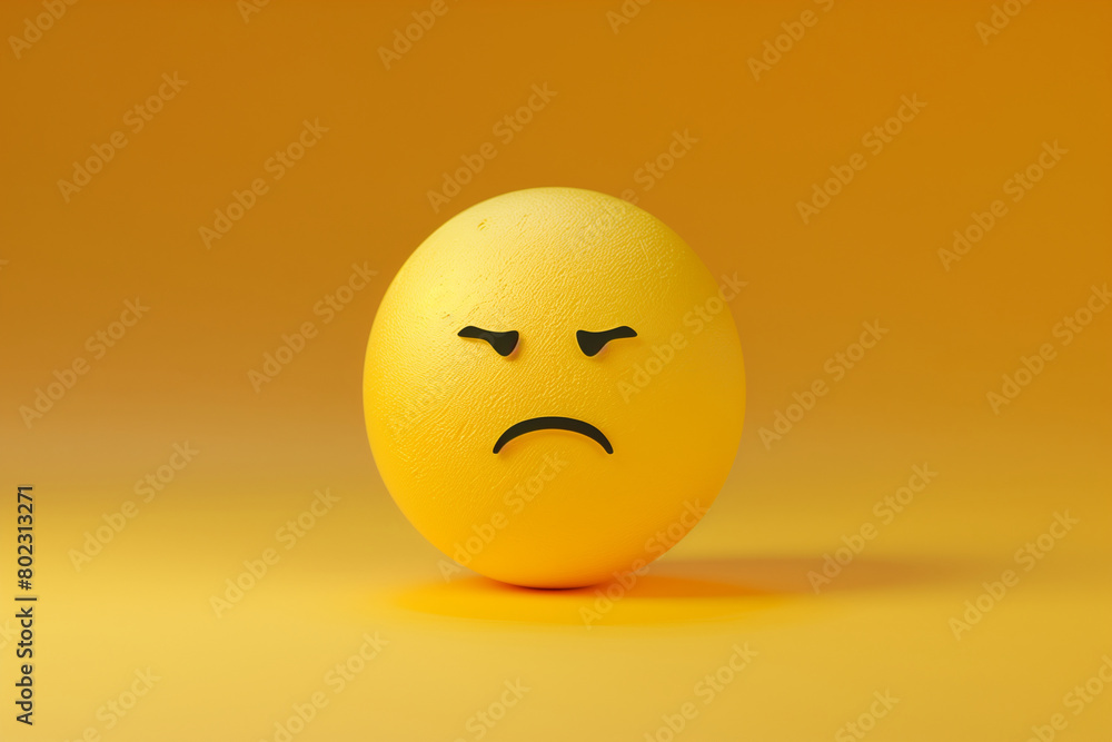 A disgruntled smiley face A disgruntled smiley face