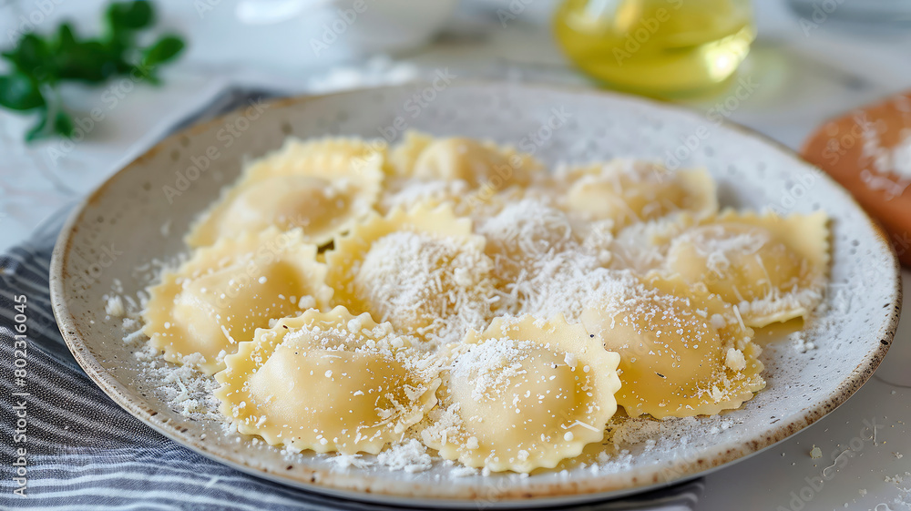 Homemade ravioli on the table. Selective focus. Homemade ravioli on the table. Selective focus.
