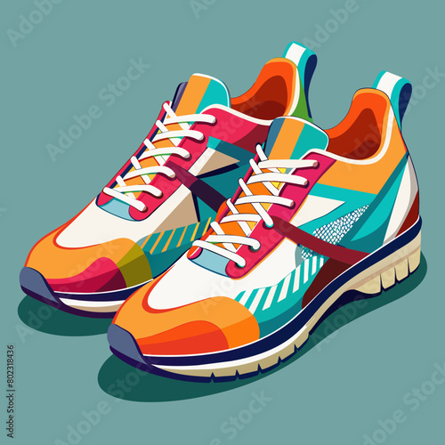 illustration of trainers sneakers