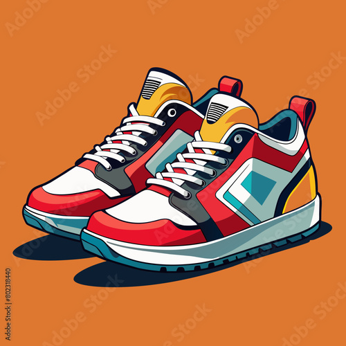 illustration of trainers sneakers