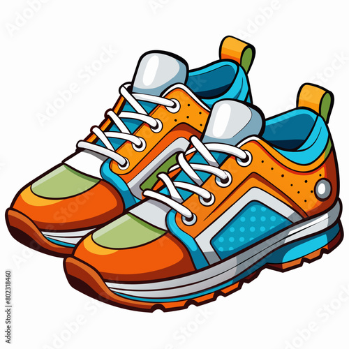 illustration of trainers sneakers