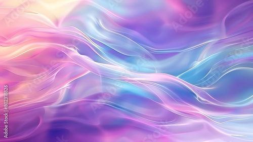 purple pink blue color smooth pastel glowing color wave Background. Generative AI.