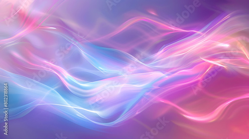 purple pink blue color smooth pastel glowing color wave Background. Generative AI.