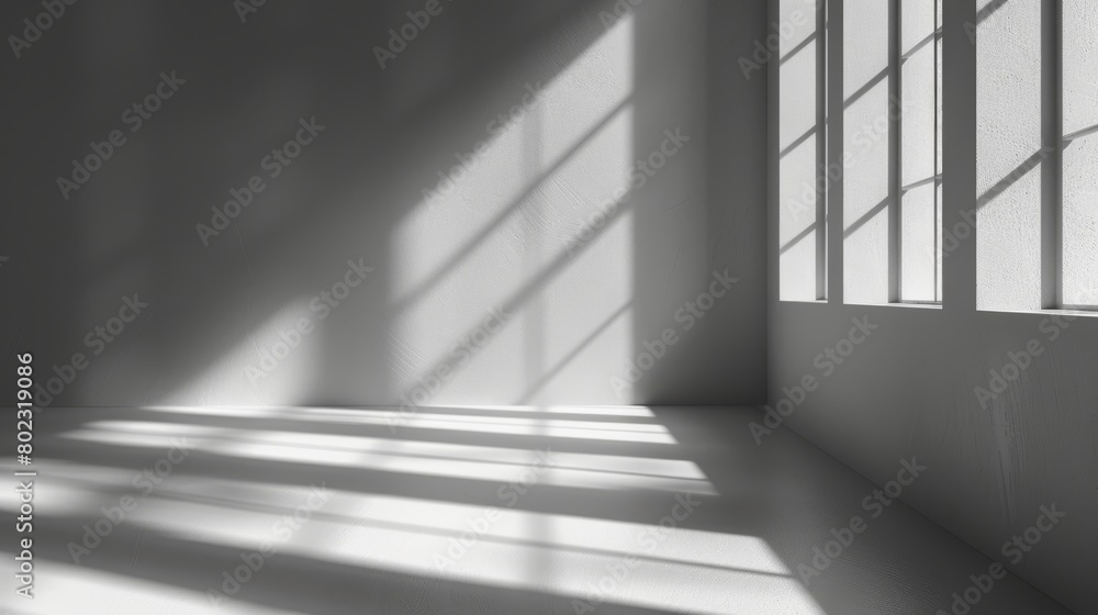 abstract. minimalistic background for product presentation. walls in large empty room. can full of sunlight. Loft wall or minimalist wall. Shadow, light from windows to plaster wall. abstract. minimalistic background for product presentation. walls in large empty room. can full of sunlight. Loft wall or minimalist wall. Shadow, light from windows to plaster wall.