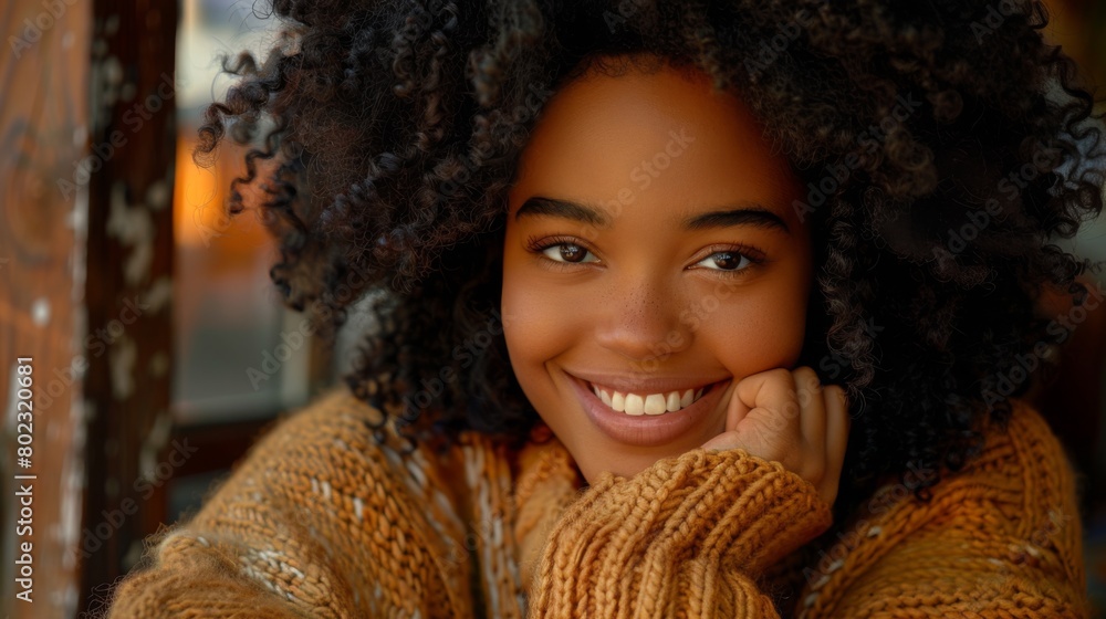 Portrait of a Smiling Young Woman Portrait of a Smiling Young Woman