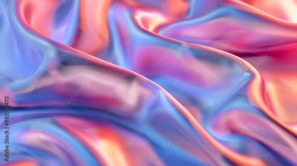 Fototapeta premium Silk close up background. Generative AI.