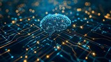 AI advancements lead to technological singularity through deep learning algorithms . Concept Artificial Intelligence, Technological Singularity, Deep Learning Algorithms, Advancements