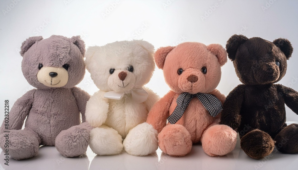 Four teddy bears Four teddy bears