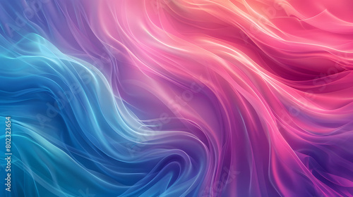 teal orange noise texture pink blue purple red smooth gradient glowing color wave Background. Generative AI.