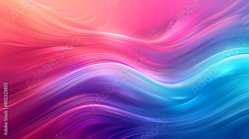Wallpaper Mural teal orange noise texture pink blue purple red smooth gradient glowing color wave Background. Generative AI. Torontodigital.ca