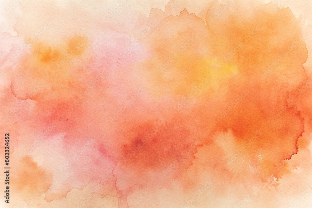 Obraz premium Peach Sorbet Wash: Warm peach tones with hints of coral and cream, offering a sweet and inviting backdrop. 
