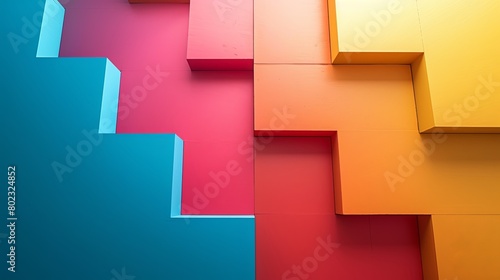 Simple color scheme layout design