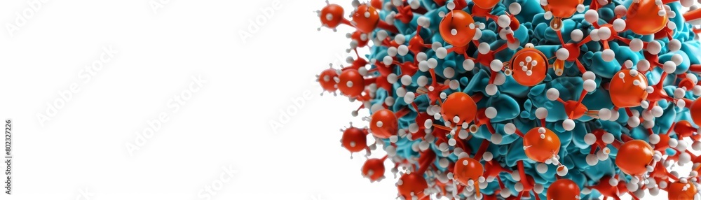 This is an image of a virus, which can cause a variety of diseases in humans