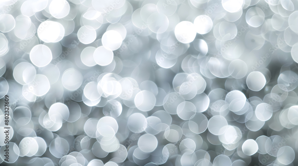 White Bokeh Background. Generative AI. White Bokeh Background. Generative AI.