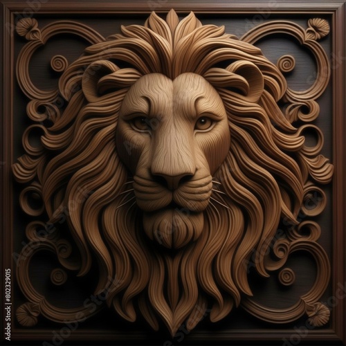 head of lion