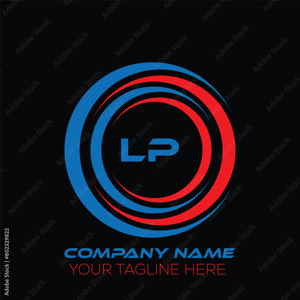 LP letter logo creative design. LP unique design. LP letter logo design on black background. LP letter logo creative design. LP unique design. LP letter logo design on black background.