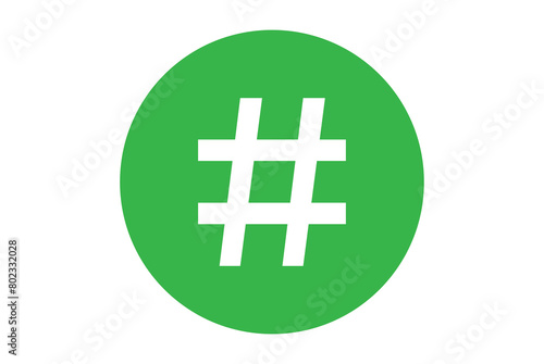 Hashtag icon
