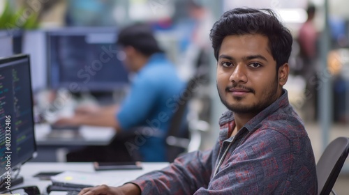 Bangladeshi Male Software Developer at Work photo