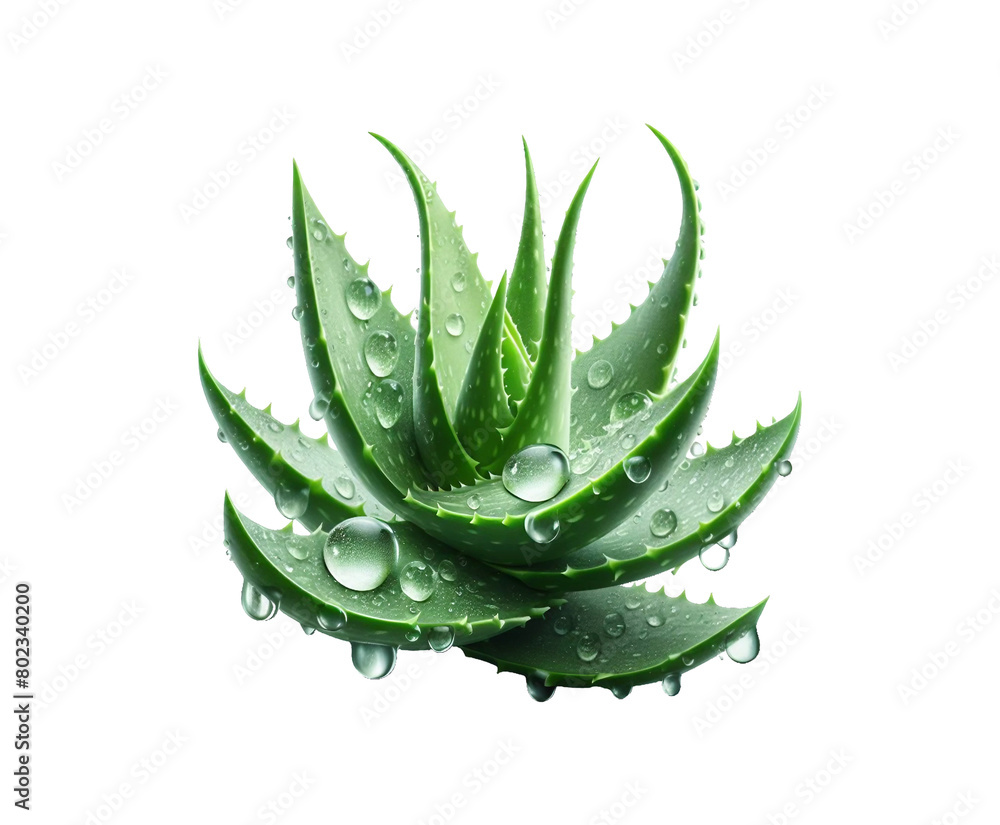 Fresh Aloe Vera slice with gel dripping isolated transparent background. top view flat lay herb skin care. Fresh Aloe Vera slice with gel dripping isolated transparent background. top view flat lay herb skin care.