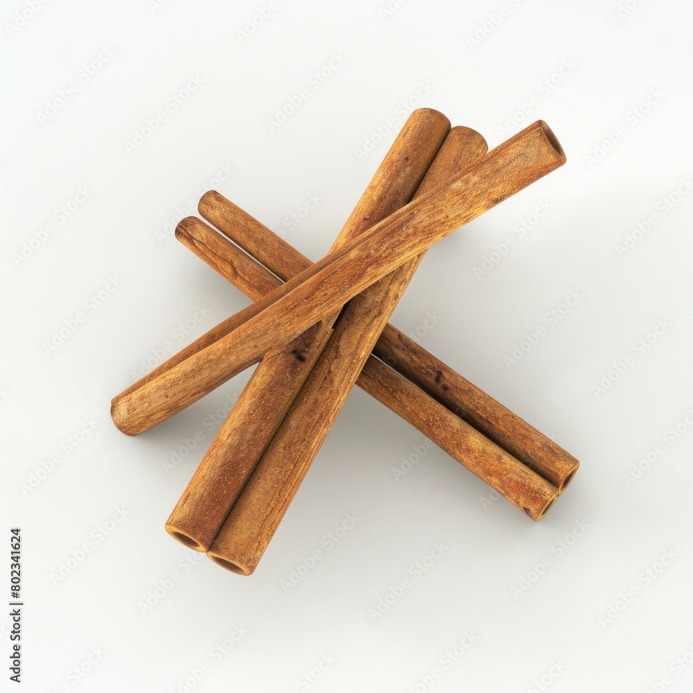 Cinnamon sticks suspended in mid-air, capturing the dynamic essence of this aromatic spice.
Cinnamon sticks suspended in mid-air, capturing the dynamic essence of this aromatic spice.