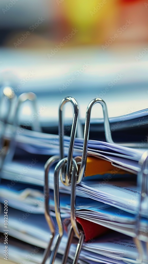 A close up of a binder clip holding together pages of a research paper, symbolizing organization and academic rigor A close up of a binder clip holding together pages of a research paper, symbolizing organization and academic rigor