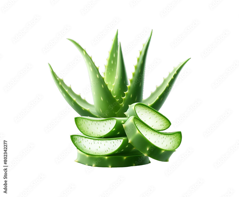 Fresh Aloe Vera slice with gel dripping isolated transparent background. top view flat lay herb skin care. Fresh Aloe Vera slice with gel dripping isolated transparent background. top view flat lay herb skin care.