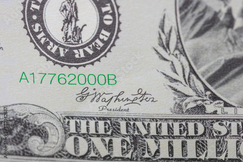 One million dollar bill